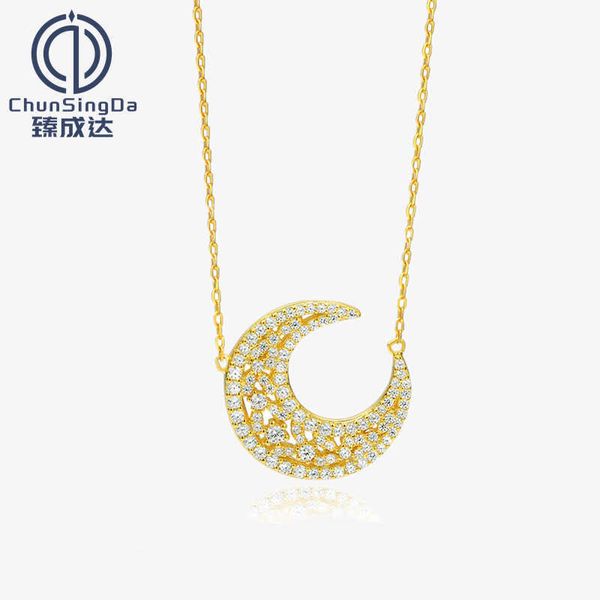 zhen chengda design hollow out moon necklace for women silver personalized small crowd collar chain ins cool style, Black
zhen chengda design hollow out moon necklace for women silver personalized small crowd collar chain ins cool style, Black