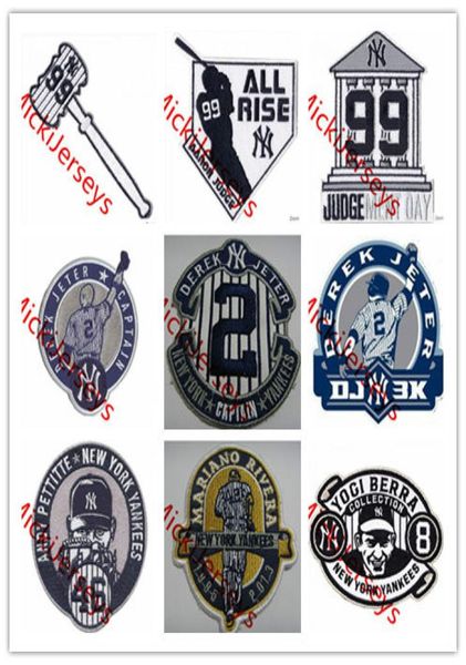 7 piece lot derek jeter final season patch aaron judge all rise patch mariano rivera yogi berra bernie williams retirement patc1963238
7 piece lot derek jeter final season patch aaron judge all rise patch mariano rivera yogi berra bernie williams retirement patc1963238