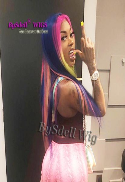 web celebrity asiandoll blue highlight mint green purple color hairstyle wig synthetic long straight hair lace front wigs4014626, Black
web celebrity asiandoll blue highlight mint green purple color hairstyle wig synthetic long straight hair lace front wigs4014626, Black
