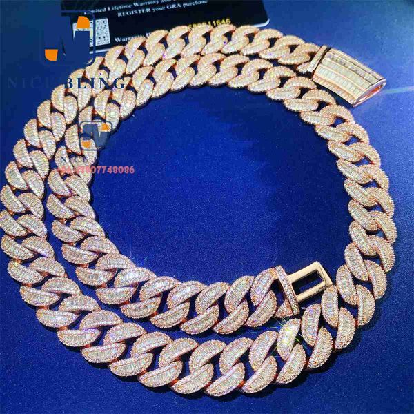 custom 15mm curve clasp mens hip hop iced out diamond necklace moissanite diamond cuban link chain necklace, Silver
custom 15mm curve clasp mens hip hop iced out diamond necklace moissanite diamond cuban link chain necklace, Silver