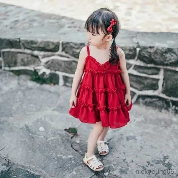 girl's dresses 2-9 kids summer red sleeveless for girls cute tank layered dress children toddler girl clothing beach r230607, Red;yellow
girl's dresses 2-9 kids summer red sleeveless for girls cute tank layered dress children toddler girl clothing beach r230607, Red;yellow