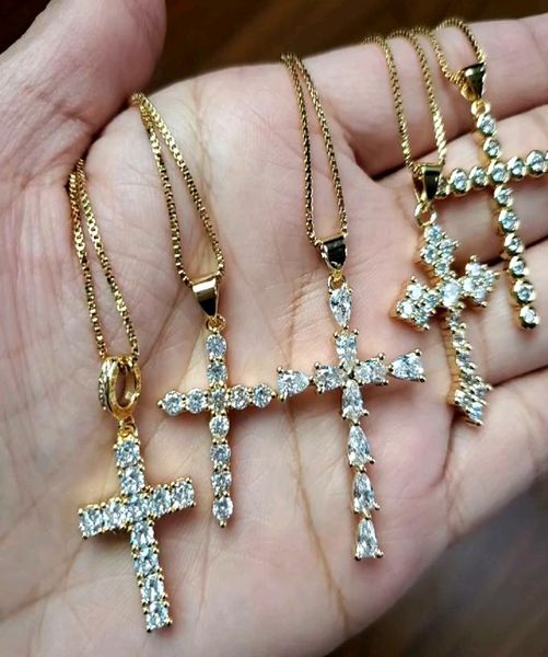 ns1082 diamond christian religion jewelry gold plated stainless steel chain cz micro pave cross pendant necklace2898202, Silver
ns1082 diamond christian religion jewelry gold plated stainless steel chain cz micro pave cross pendant necklace2898202, Silver