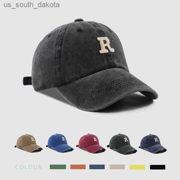 retro letter r embroidery baseball cap women men washed cotton adjustable snapback hip hop sun hat casual outdoor dad hats l230523, Blue;gray
retro letter r embroidery baseball cap women men washed cotton adjustable snapback hip hop sun hat casual outdoor dad hats l230523, Blue;gray