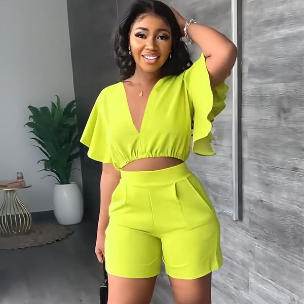 two piece dress women's two-piece dress deep v-neck pleated sleeves casual pocket crop cycling shorts nightclub competition set, White
two piece dress women's two-piece dress deep v-neck pleated sleeves casual pocket crop cycling shorts nightclub competition set, White