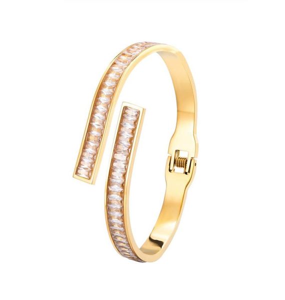 bangle fashion chain crystal open spring bracelet for woman love wedding gift stainless steel jewelry whole5805007, Black
bangle fashion chain crystal open spring bracelet for woman love wedding gift stainless steel jewelry whole5805007, Black