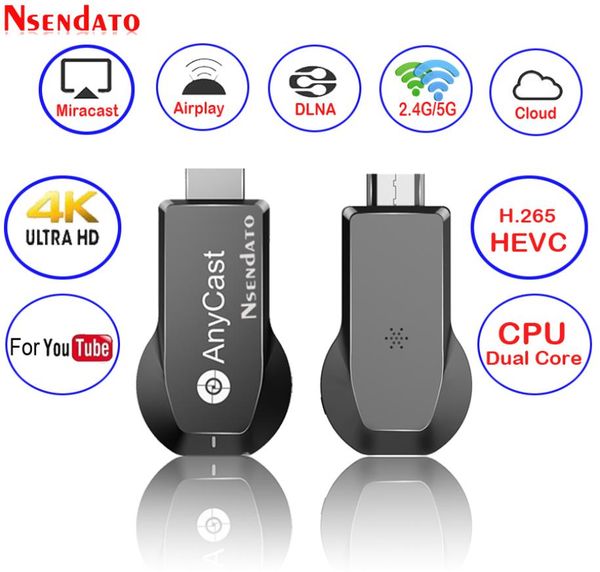 new products anycast m100 24g5g 4k miracast any cast wireless dlna airplay hdmi tv stick wifi display dongle receiver for ios an7934792, Silver
new products anycast m100 24g5g 4k miracast any cast wireless dlna airplay hdmi tv stick wifi display dongle receiver for ios an7934792, Silver