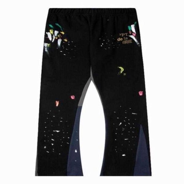 men's pants designer sweatpants mens joggers speckled letter print womens couple loose trousers size 28, Black
men's pants designer sweatpants mens joggers speckled letter print womens couple loose trousers size 28, Black