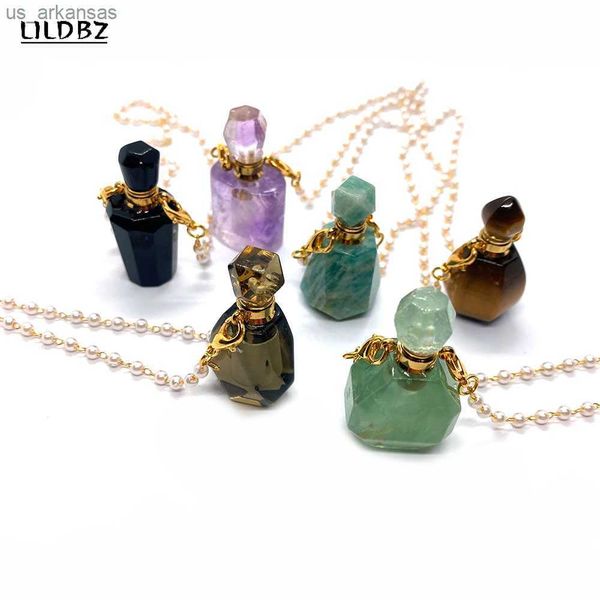 fragrance fashion natural stone amethyst tiger eye stone perfume bottle pendant necklace essential oil diffuser small bottle charm jewelry l
fragrance fashion natural stone amethyst tiger eye stone perfume bottle pendant necklace essential oil diffuser small bottle charm jewelry l