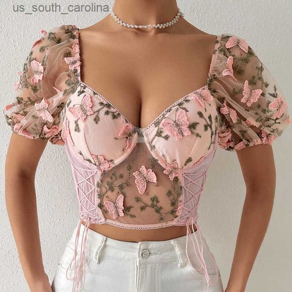 backless woman blouse fishbon corset built in bra butterfly embroidery mesh patchwork lace-up blouses female dropshipping l230522, White
backless woman blouse fishbon corset built in bra butterfly embroidery mesh patchwork lace-up blouses female dropshipping l230522, White