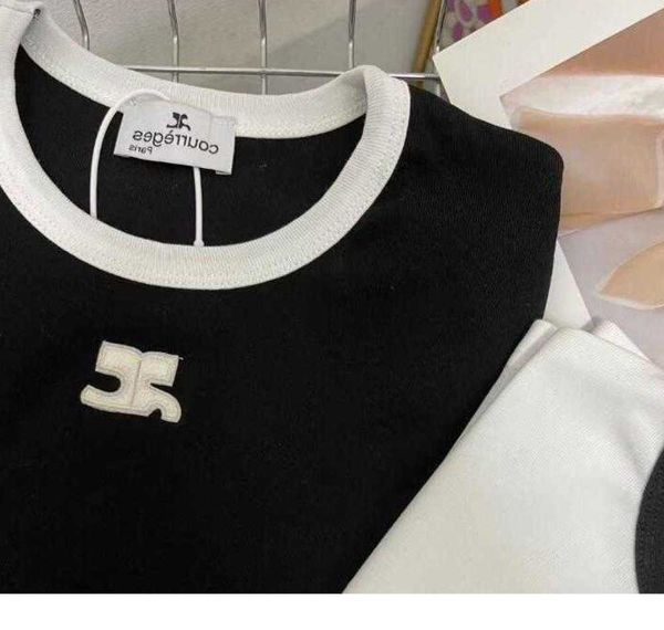 black white classic vintage designer t shirt summer short sleeve courreges women tshirt tee86r
black white classic vintage designer t shirt summer short sleeve courreges women tshirt tee86r