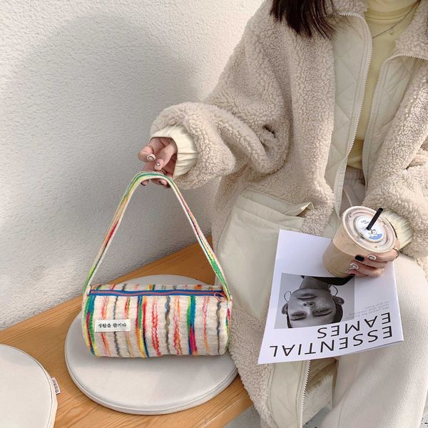 lgbt shopping bags pride ins korean version rainbow stripe shoulder bag women s small shopping leisure tote 230522
lgbt shopping bags pride ins korean version rainbow stripe shoulder bag women s small shopping leisure tote 230522