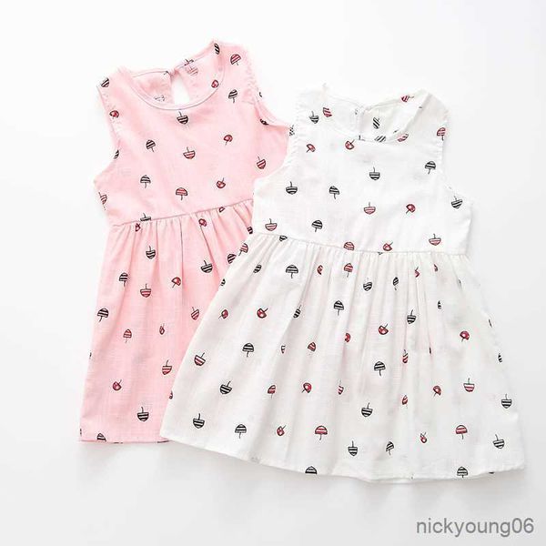girl's dresses summer girls cotton print dress new children's casual sleeveless baby girl princess wt39 r230607, Red;yellow
girl's dresses summer girls cotton print dress new children's casual sleeveless baby girl princess wt39 r230607, Red;yellow