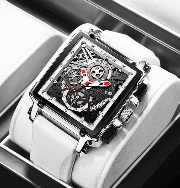 2021 lige men039s sports chronograph wrist watch for men army silicone strap square quartz swatch clock man relogios mascul5232015, Silver
2021 lige men039s sports chronograph wrist watch for men army silicone strap square quartz swatch clock man relogios mascul5232015, Silver