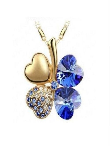 18k gold plated four leaf clover austrian crystal necklace for women bridal wedding jewelry nice gift wholea 2763300, Silver
18k gold plated four leaf clover austrian crystal necklace for women bridal wedding jewelry nice gift wholea 2763300, Silver