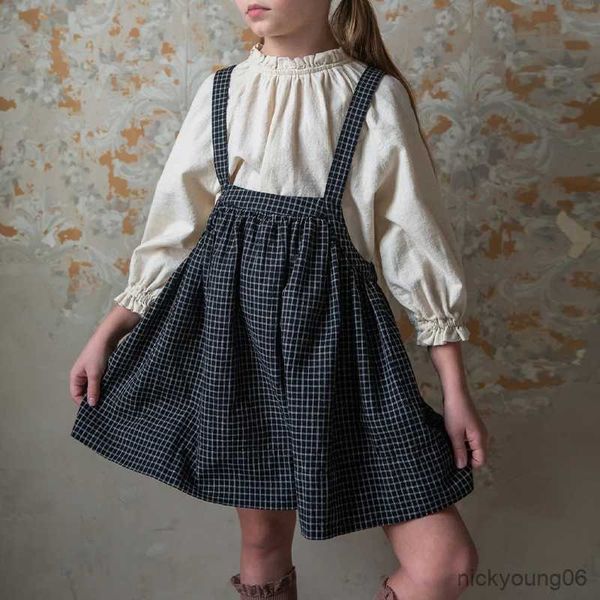 girl's dresses retro black girls pinafore dress 2023 summer new children's cotton casual loose adjustable straps tz288 r230607, Red;yellow
girl's dresses retro black girls pinafore dress 2023 summer new children's cotton casual loose adjustable straps tz288 r230607, Red;yellow