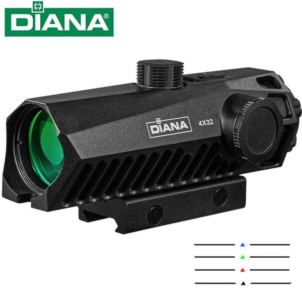 diana 4x32 hunting tactical red dot optical sight airsoft gun spotting scope for rifle hunting for .308 30-06 sniper rifle scope
diana 4x32 hunting tactical red dot optical sight airsoft gun spotting scope for rifle hunting for .308 30-06 sniper rifle scope