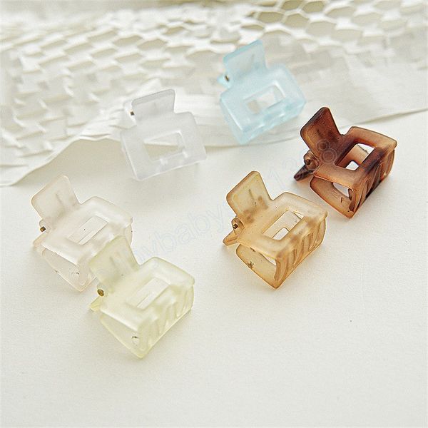 woman mini frosted transparent square plastic hair claws jelly color hair clips barrettes trendy hairgrip girls hair accessories, Slivery;white
woman mini frosted transparent square plastic hair claws jelly color hair clips barrettes trendy hairgrip girls hair accessories, Slivery;white
