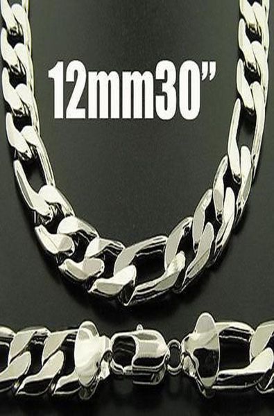 fashion mens necklace 1pcs kingsize mens figaro chains 925 sliver necklace 12mm 30inch76cm 7189575, Silver
fashion mens necklace 1pcs kingsize mens figaro chains 925 sliver necklace 12mm 30inch76cm 7189575, Silver
