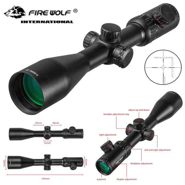 fire wolf 4-20x50 sf riflescope hunting tactical optical sight airsoft accessories red dot illuminated crosshair for hunting
fire wolf 4-20x50 sf riflescope hunting tactical optical sight airsoft accessories red dot illuminated crosshair for hunting