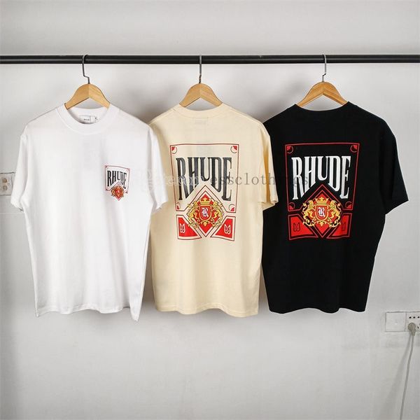 summer rh designers mens rhude t shirts for mens letter polos shirt embroidery womens tshirts clothing short sleeved large plus size tees, White;black
summer rh designers mens rhude t shirts for mens letter polos shirt embroidery womens tshirts clothing short sleeved large plus size tees, White;black