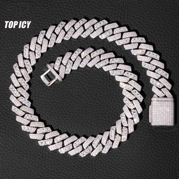 icy 18mm mix style cuban link chain box clasp luxury man hip hop necklace bling square mix round diamond cuban necklace, Silver
icy 18mm mix style cuban link chain box clasp luxury man hip hop necklace bling square mix round diamond cuban necklace, Silver