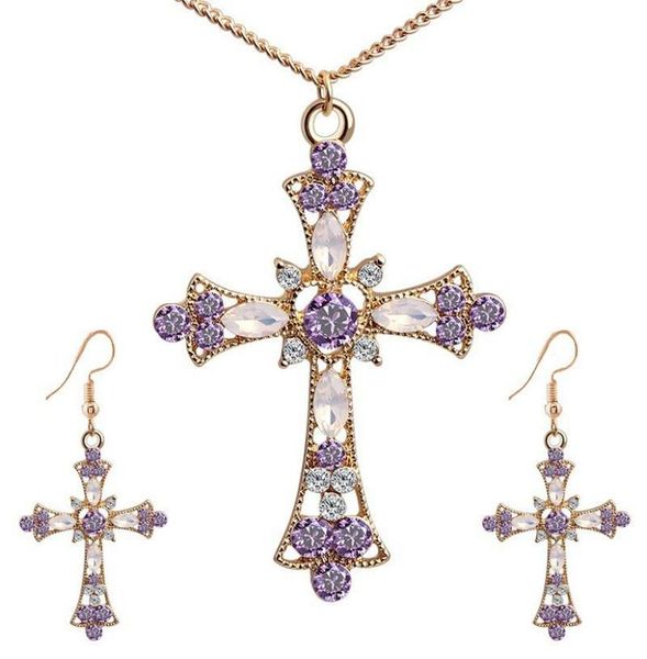 pendant necklaces necklace earrings set gothic cross hip hop pink zircon jewelry ladies giftspendant7946507, Silver
pendant necklaces necklace earrings set gothic cross hip hop pink zircon jewelry ladies giftspendant7946507, Silver