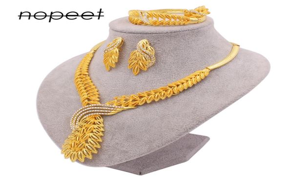 nopeet supply dubai 24k gold womens jewelry set indian bride necklace ring earring bracelet fourpiece set2836663, Slivery;golden
nopeet supply dubai 24k gold womens jewelry set indian bride necklace ring earring bracelet fourpiece set2836663, Slivery;golden