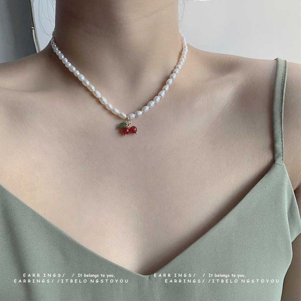 quality freshwater pearl necklace french cherry soft collar chain girl necklace high quality, Black
quality freshwater pearl necklace french cherry soft collar chain girl necklace high quality, Black