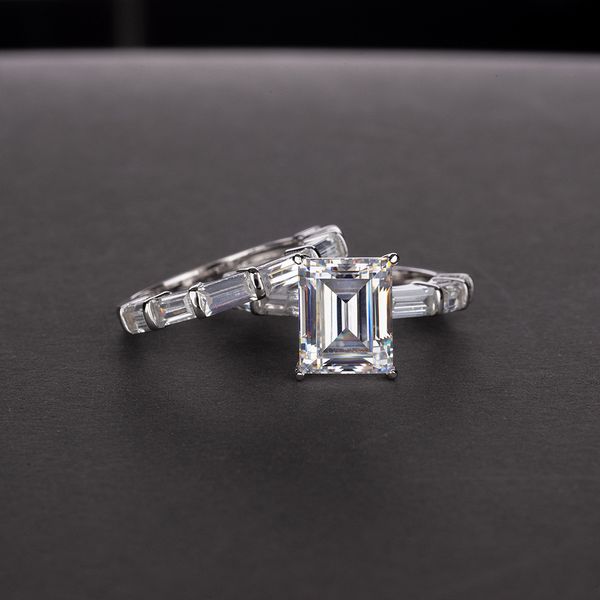 vintage emerald cut 3ct moissanite diamond ring set original 925 sterling silver engagement wedding band rings for women jewelry, Slivery;golden
vintage emerald cut 3ct moissanite diamond ring set original 925 sterling silver engagement wedding band rings for women jewelry, Slivery;golden