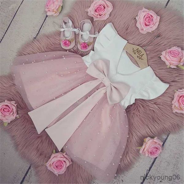 girl's dresses toddler baby 1st birthday for girls bowknot elegant tulle kids princess party gown beading backless summer dress r230607, Red;yellow
girl's dresses toddler baby 1st birthday for girls bowknot elegant tulle kids princess party gown beading backless summer dress r230607, Red;yellow