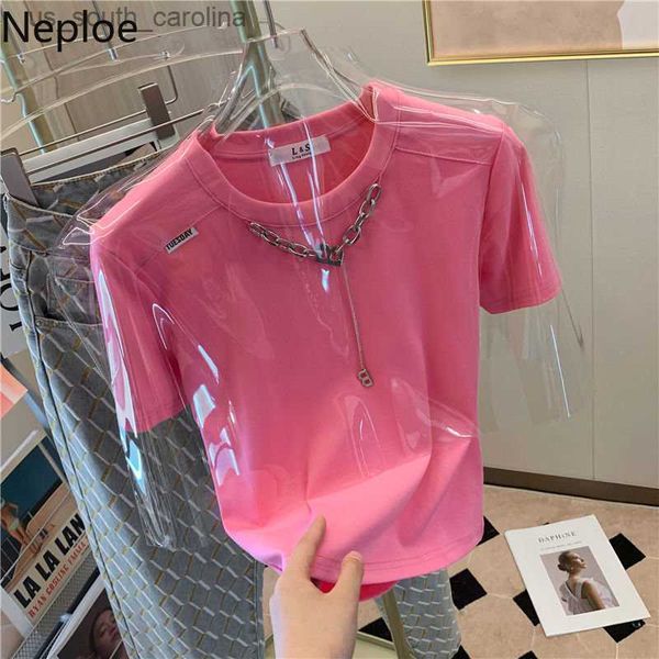 neploe 2023 hong kong femme high street summer girls tees simple o-neck temperament short sleeve casual solid t-shirts l230522, White
neploe 2023 hong kong femme high street summer girls tees simple o-neck temperament short sleeve casual solid t-shirts l230522, White