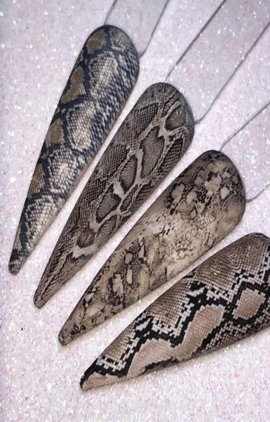 luxury foil nail art transfer sticker decals snake designs set 10 pieces in box6012385, Black
luxury foil nail art transfer sticker decals snake designs set 10 pieces in box6012385, Black