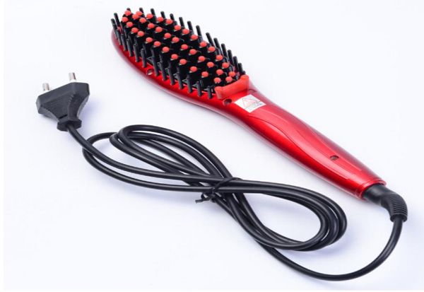 hair brush fast hair straightener comb electric brush comb irons auto straight hair comb brush 7095978, Black
hair brush fast hair straightener comb electric brush comb irons auto straight hair comb brush 7095978, Black
