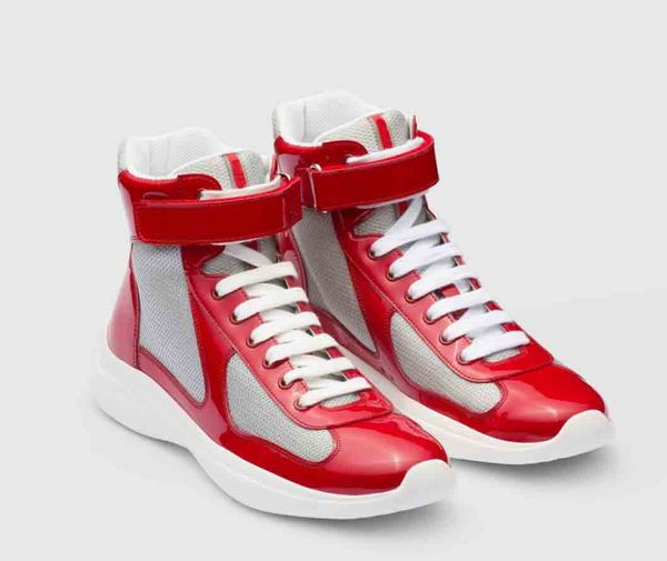 luxury men's casual shoes american cup bike high sneaker red patent leather outdoor fashion sports runner lace up trainers designer men, Black
luxury men's casual shoes american cup bike high sneaker red patent leather outdoor fashion sports runner lace up trainers designer men, Black