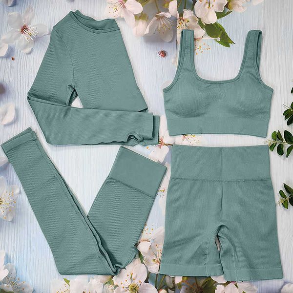 women's tracksuits white seamless yoga set fitness suit women gym sets workout sportswear ribbed sports clothing sport outfit for woman, Gray
women's tracksuits white seamless yoga set fitness suit women gym sets workout sportswear ribbed sports clothing sport outfit for woman, Gray