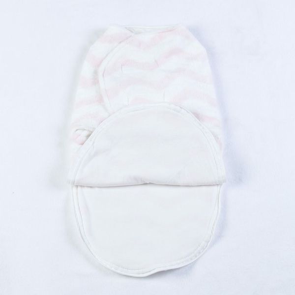 double-layer baby swaddling blanket pink line flannel outside and knitted cotton inside easy to absorb sweat
double-layer baby swaddling blanket pink line flannel outside and knitted cotton inside easy to absorb sweat