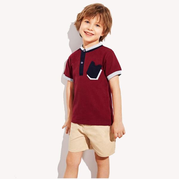 2-16 years kids t-shirt boy polo shirt stand collar pocket cotton korean fashion children clothe, Blue
2-16 years kids t-shirt boy polo shirt stand collar pocket cotton korean fashion children clothe, Blue