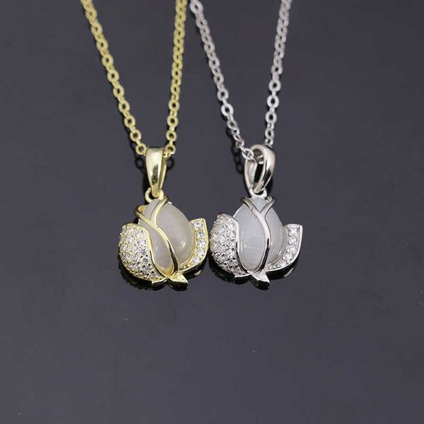 silver tulip necklace for women light high grade small style design collar chain, Black
silver tulip necklace for women light high grade small style design collar chain, Black