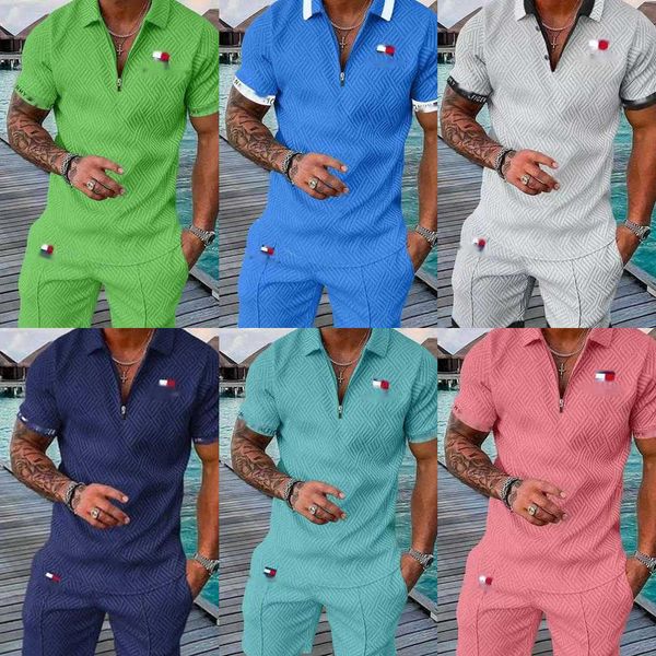 mens designer tracksuits 2023 summer two piece set brand printed outfits cotton blend short sleeve polo t-shirt and shorts sports suit, Gray
mens designer tracksuits 2023 summer two piece set brand printed outfits cotton blend short sleeve polo t-shirt and shorts sports suit, Gray