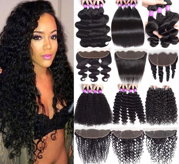 9a brazilian virgin hair bundles with closure 13x4 ear to ear lace frontal straight deep wave curly human hair bundles with lace f5666856, Black
9a brazilian virgin hair bundles with closure 13x4 ear to ear lace frontal straight deep wave curly human hair bundles with lace f5666856, Black
