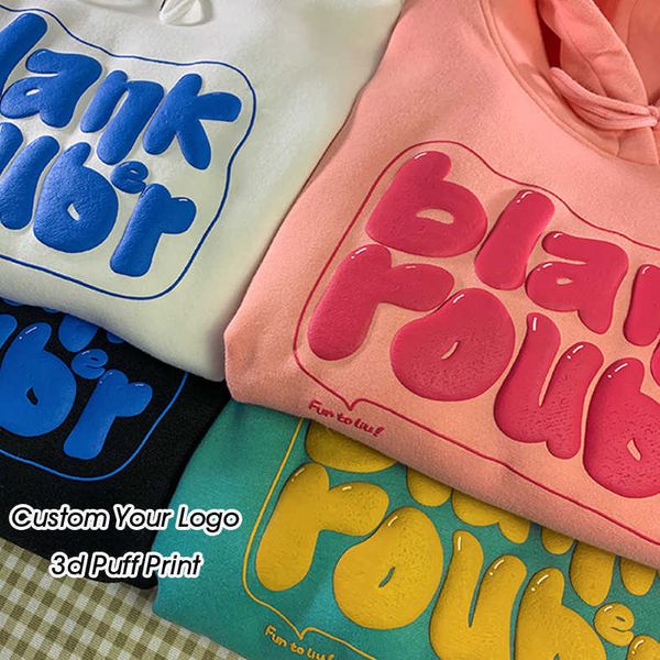 heavyweight custom 100% cotton 3d puff printing hoodie blanket french terry sweatshirts print pullover men's hoodies, Black
heavyweight custom 100% cotton 3d puff printing hoodie blanket french terry sweatshirts print pullover men's hoodies, Black