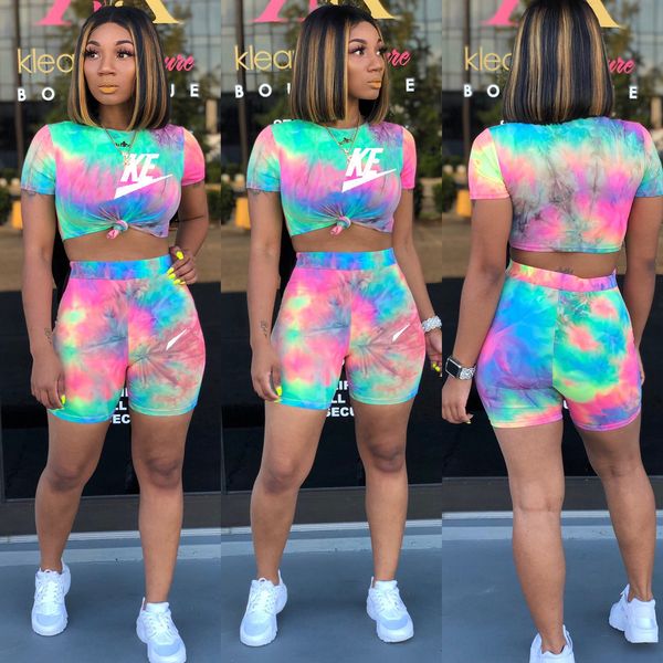 designer two piece pants set r6198 womens summer multicolor tie-dye short sleeve t-shirt and shorts tracksuit print logo r6888 r6221 casual, White
designer two piece pants set r6198 womens summer multicolor tie-dye short sleeve t-shirt and shorts tracksuit print logo r6888 r6221 casual, White