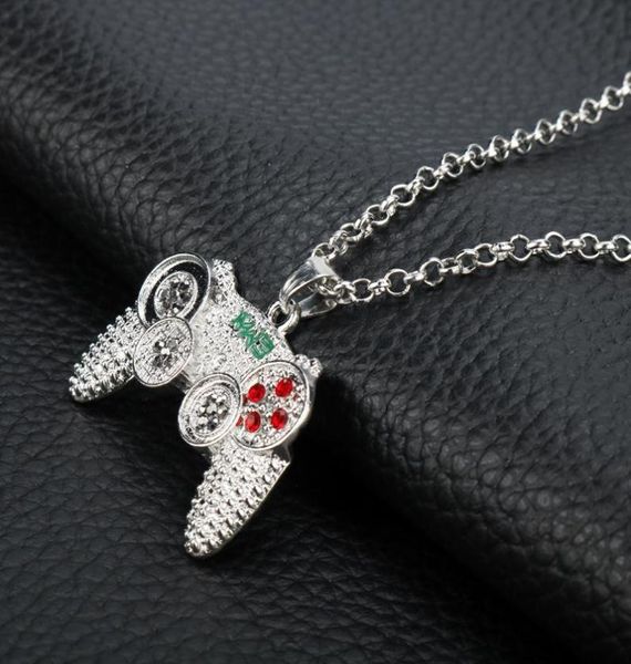 pendant necklaces hiphop jewelry game console handle necklace gold chain crystal charms for children boys gifts4297168, Silver
pendant necklaces hiphop jewelry game console handle necklace gold chain crystal charms for children boys gifts4297168, Silver