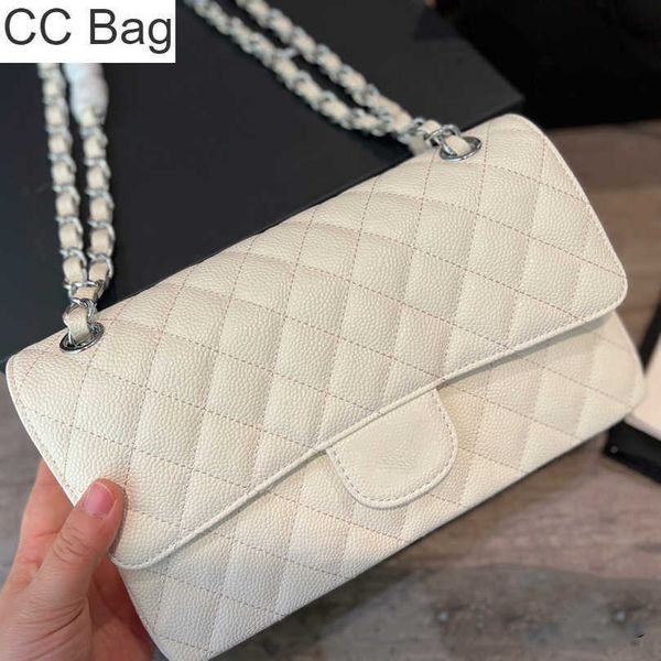 cc bag 9a france womens caviar quilted medium double flap bags gold silver hardware matelasse luxury chain crossbody shoulder bag purse mult, White
cc bag 9a france womens caviar quilted medium double flap bags gold silver hardware matelasse luxury chain crossbody shoulder bag purse mult, White