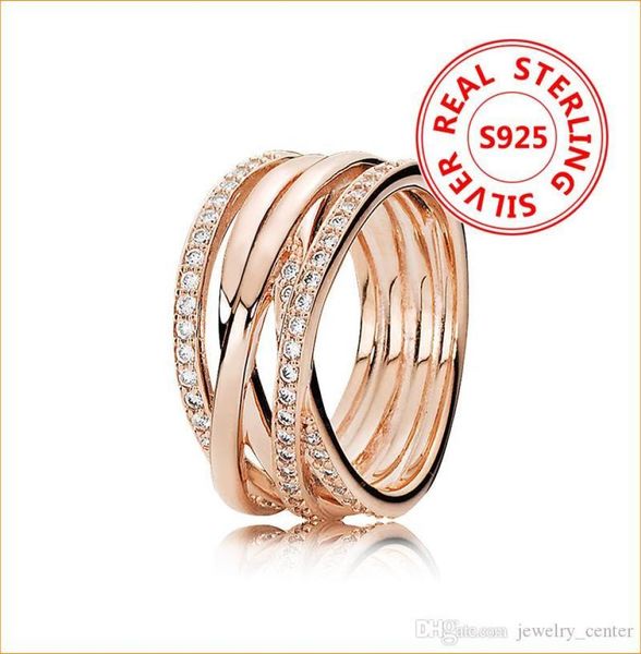 authentic 18k rose gold intertwining ring with original box for 925 sterling silver jewelry wedding ring women's gift8318283
authentic 18k rose gold intertwining ring with original box for 925 sterling silver jewelry wedding ring women's gift8318283