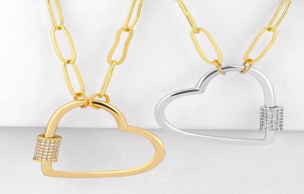 pendant necklaces gold love heart lasso for women cz zircon carabiner lock charm punk statement fashion jewelry nkeq6019736411, Silver
pendant necklaces gold love heart lasso for women cz zircon carabiner lock charm punk statement fashion jewelry nkeq6019736411, Silver