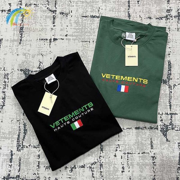 oversized green vetements t-shirts men women casual hip hop streetwear cotton letter embroidery vtm summer tees, White;black
oversized green vetements t-shirts men women casual hip hop streetwear cotton letter embroidery vtm summer tees, White;black