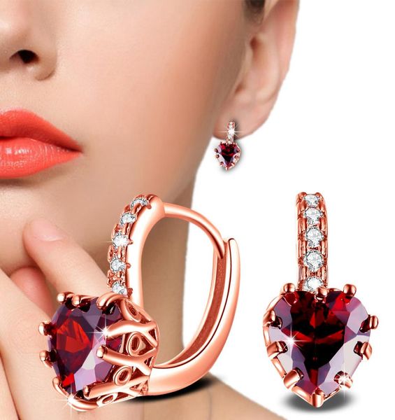 wedding earrings for women earings with red heart stones rose gold color stud earring hoop earrings bijoux brincos6177666, Golden;silver
wedding earrings for women earings with red heart stones rose gold color stud earring hoop earrings bijoux brincos6177666, Golden;silver