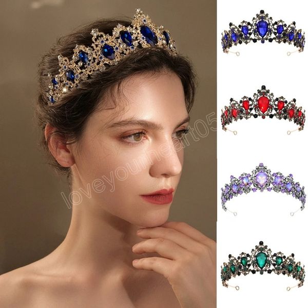 luxury girls purple crystal crown bridal hair accessories elegant wedding tiaras diadem women dress headbands, White;golden
luxury girls purple crystal crown bridal hair accessories elegant wedding tiaras diadem women dress headbands, White;golden