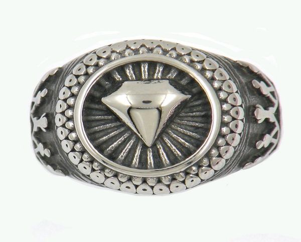 fanssteel stainless steel mens or womens stainless steel jewelry shinning diamond on crown masonic ring biker ring gift 13w678740019, Silver
fanssteel stainless steel mens or womens stainless steel jewelry shinning diamond on crown masonic ring biker ring gift 13w678740019, Silver